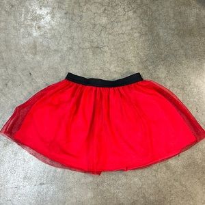 LN girls red tutu skirt from Disney Junior Minnie size 5T